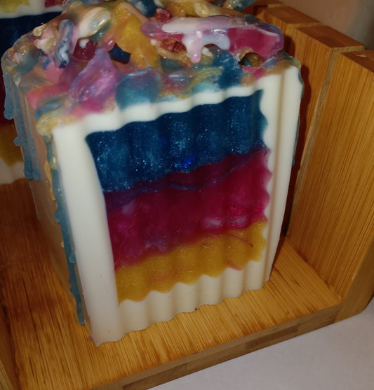 Unicorn Farts body and face soap bar